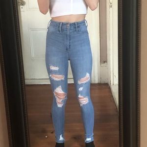 hollister ultra high-rise jean legging (00S)